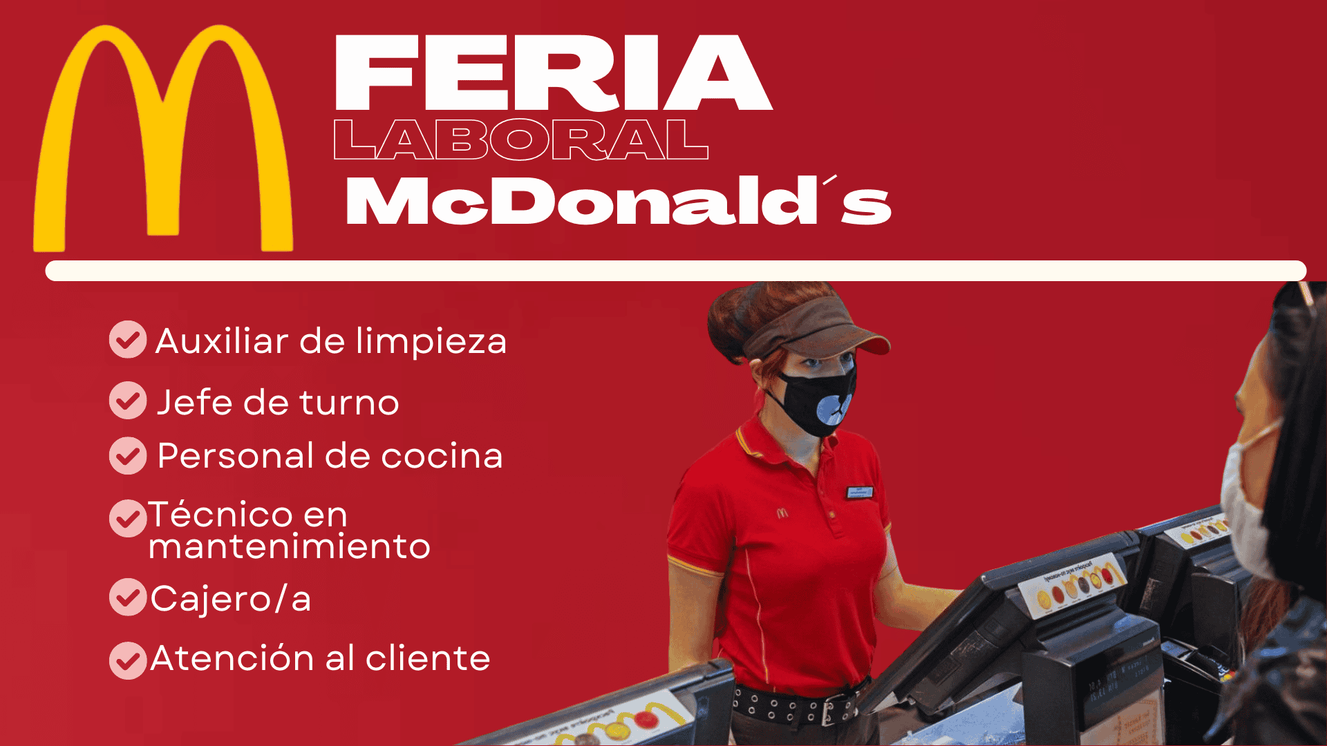 Empleos en McDonald’s: oportunidades en restaurantes y atención al cliente