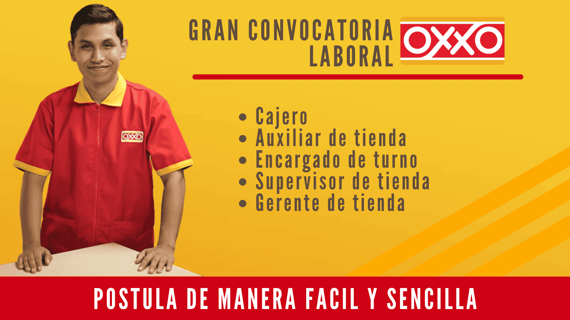 Empleo en OXXO: retail y atención al cliente