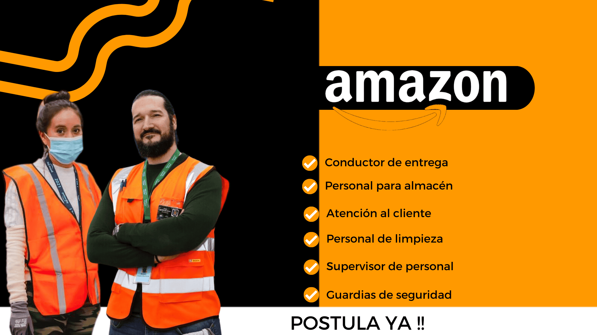 Empleos en Amazon: logística y atención al cliente