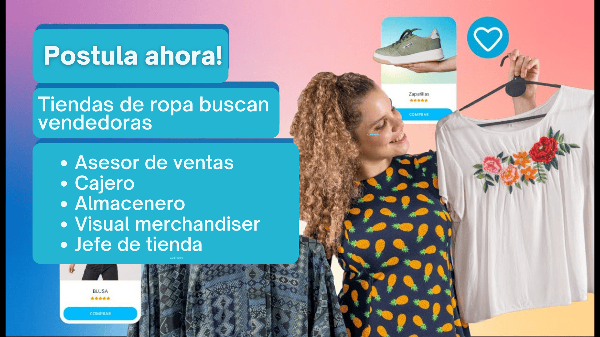 Empleos en Tiendas de Ropa (Retail y Ventas)