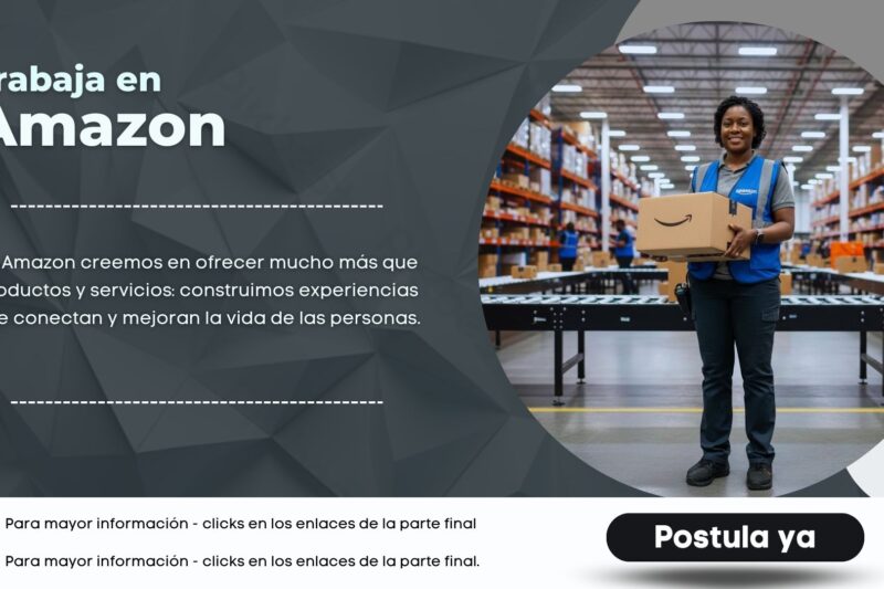 Futuro en movimiento en Amazon: Un trabajo dinámico con oportunidades para estudiar y crecer
