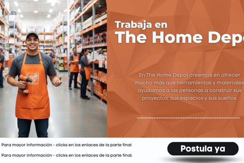 Construyendo tu futuro en The Home Depot: Un trabajo que impulsa tu aprendizaje, estabilidad y crecimiento profesional