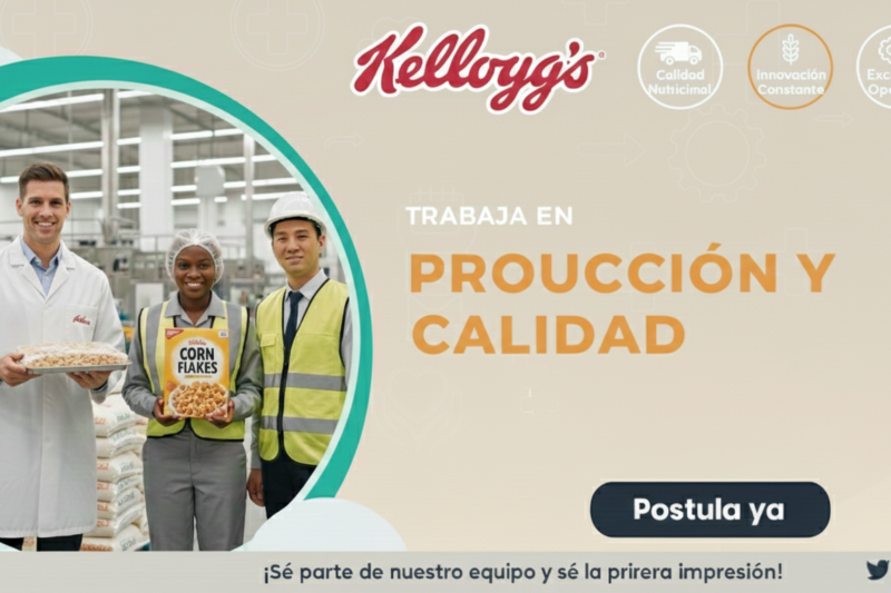 Crecimiento y aprendizaje en Kellogg’s: Una experiencia laboral que impulsa tu desarrollo profesional y académico